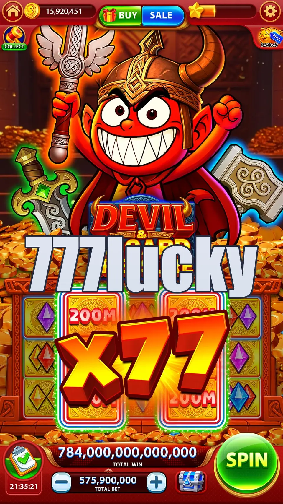 777lucky Tangkapan Layar Resmi APK
